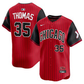 Youth Chicago White Sox #35 Frank Thomas Red/Black 2025 City Connect Limited Retired Player Jersey