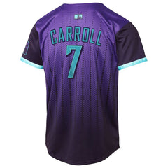 Youth Arizona Diamondbacks #7 Corbin Carroll Purple 2025 City Connect Limited Player Jersey