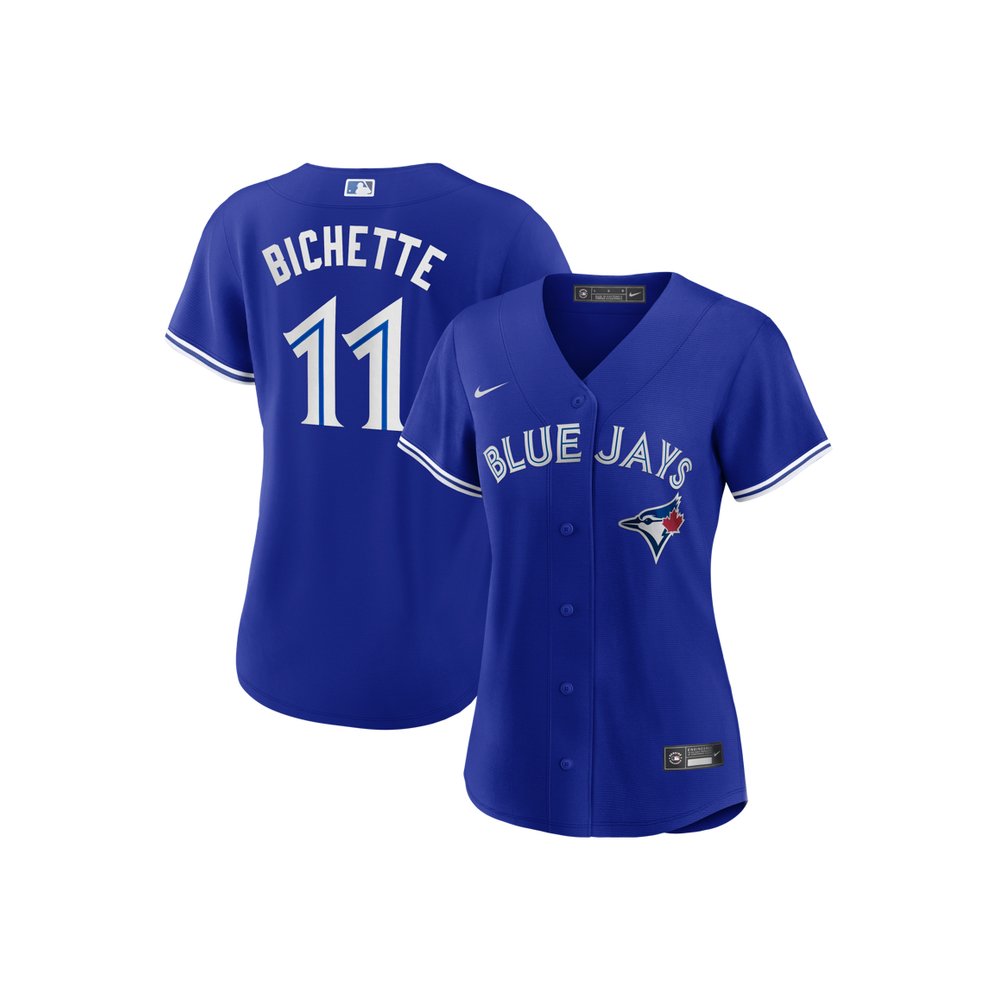 Women's Toronto Blue Jays #11 Bo Bichette Powder Blue Alternate Replica Player Name Jersey