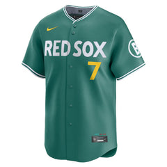 Youth Boston Red Sox #7 Masataka Yoshida Green 2025 City Connect Limited Player Jersey
