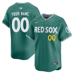 Youth Boston Red Sox Custom Green 2025 City Connect Elite Player Jersey