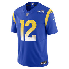 Men's Los Angeles Rams #12 Puka Nacua Royal Vapor F.U.S.E. Limited Player Jersey