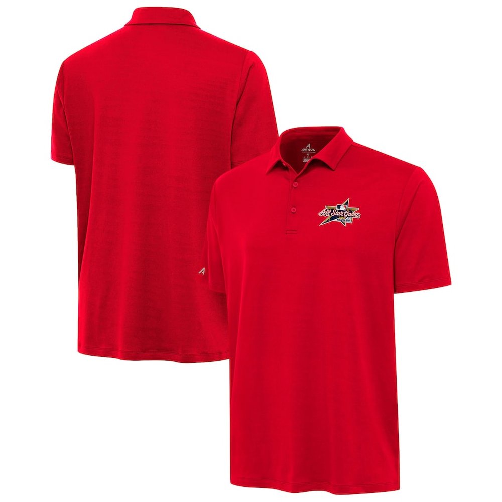 Men's 2025 MLB All-Star Game Antigua Red Reprocess Polo