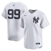 Men's New York Yankees #99 Aaron Judge White Home Limited Player Jersey