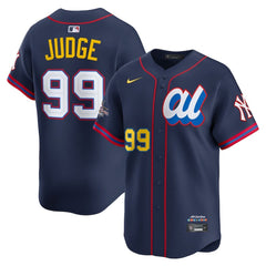 Men's American League #99 Aaron Judge Navy 2025 All-Star Edition Limited Player Jersey