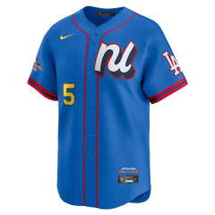 Men's National League #5 Freddie Freeman Blue 2025 All-Star Edition Limited Player Jersey
