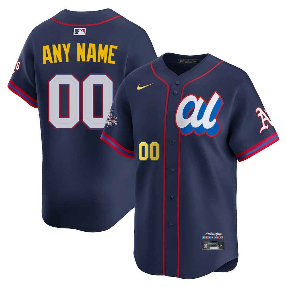 Men's American League Custom Navy 2025 All-Star Edition Limited Player Jersey