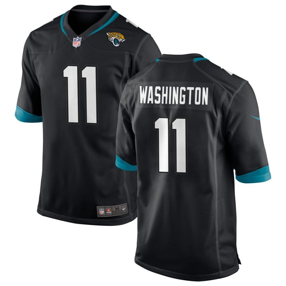 Youth Jacksonville Jaguars #11 Parker Washington Black Team Game Jersey