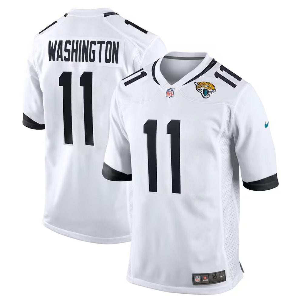 Youth Jacksonville Jaguars #11 Parker Washington White Team Game Jersey