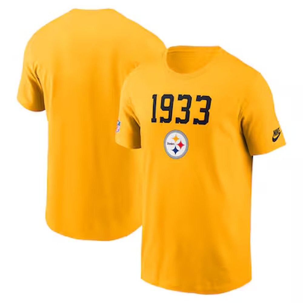 Men's Pittsburgh Steelers Gold 1933 Alt Pack Onside Conversion Performance T-Shirt