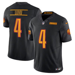 Youth #4 Frankie Luvu Black Washington Commanders F.U.S.E. Vapor Untouchable Limited Stitched Football Jersey