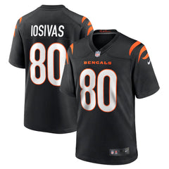 Youth Cincinnati Bengals #80 Andrei Iosivas Black Team Game Jersey