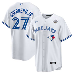 Youth Toronto Blue Jays #27 Vladimir Guerrero Jr. White 2025 World Series Limited Jersey