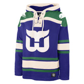 HARTFORD WHALERS VINTAGE '47 SUPERIOR LACER HOOD ROYAL