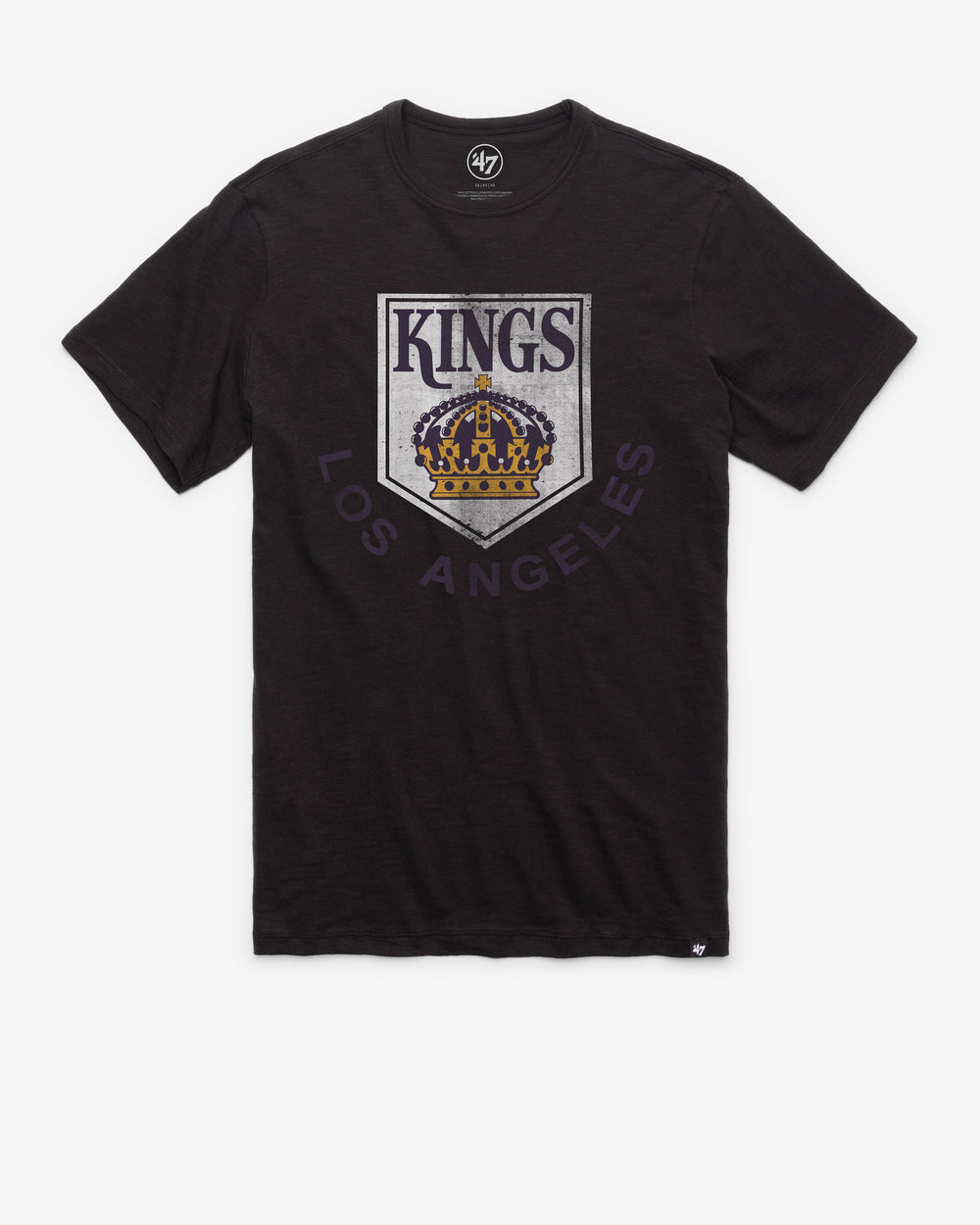 LOS ANGELES KINGS VINTAGE GRIT '47 SCRUM TEE JET BLACK