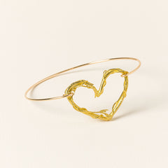Intertwined Heart Bracelet