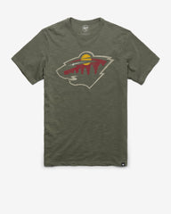 MINNESOTA WILD GRIT '47 SCRUM TEE BOTTLE GREEN