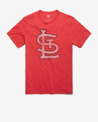 ST. LOUIS CARDINALS GRIT '47 SCRUM TEE RESCUE RED