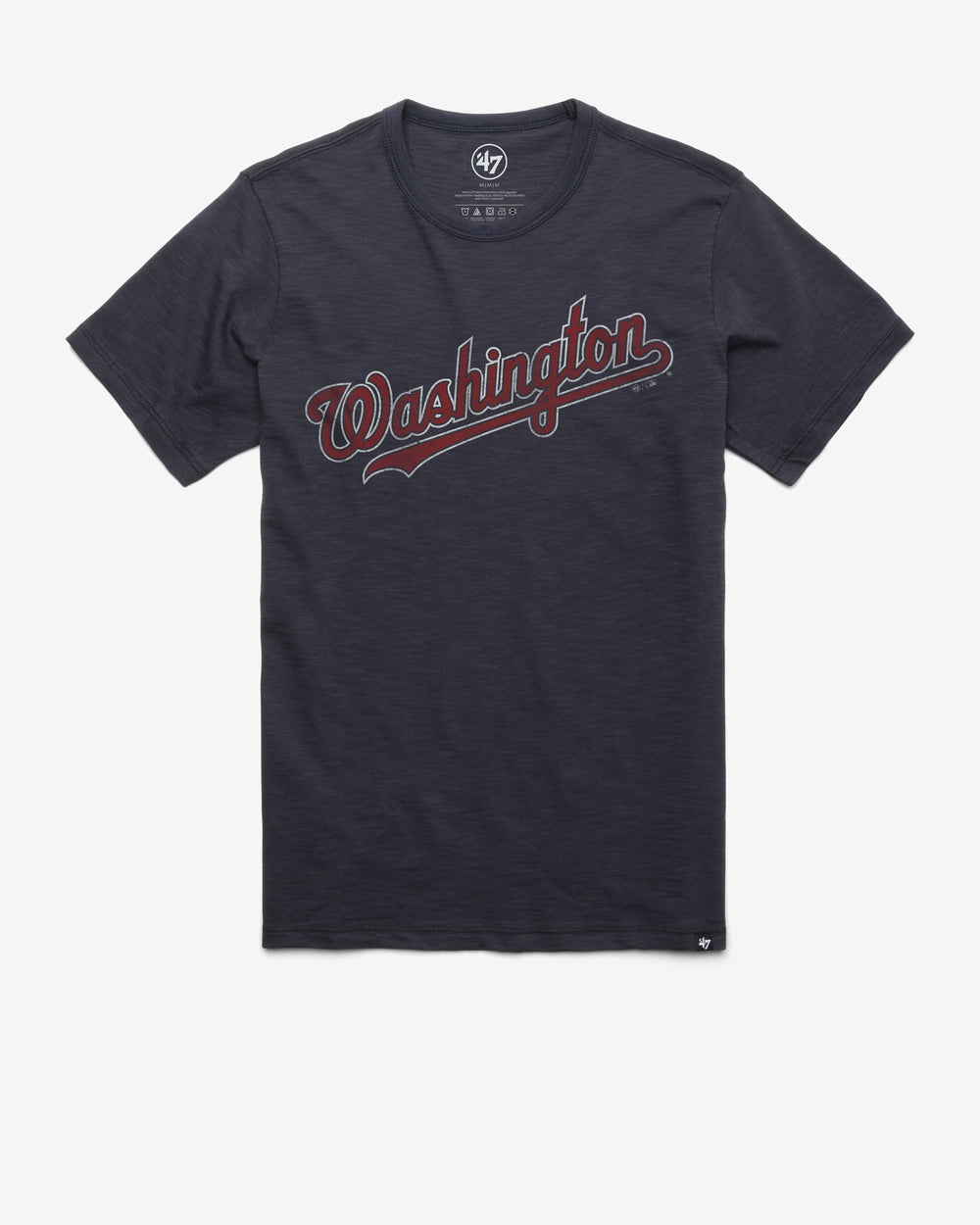 WASHINGTON NATIONALS GRIT WORDMARK '47 SCRUM TEE FALL NAVY