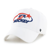 USA HOCKEY '47 CLEAN UP WHITE