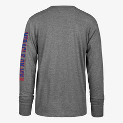 USA HOCKEY MIRACLE ON ICE '47 SUPER RIVAL LONG SLEEVE TEE SLATE GREY