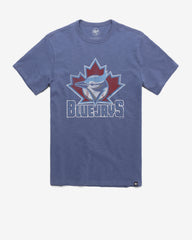 TORONTO BLUE JAYS COOPERSTOWN GRIT '47 SCRUM TEE BLEACHER BLUE