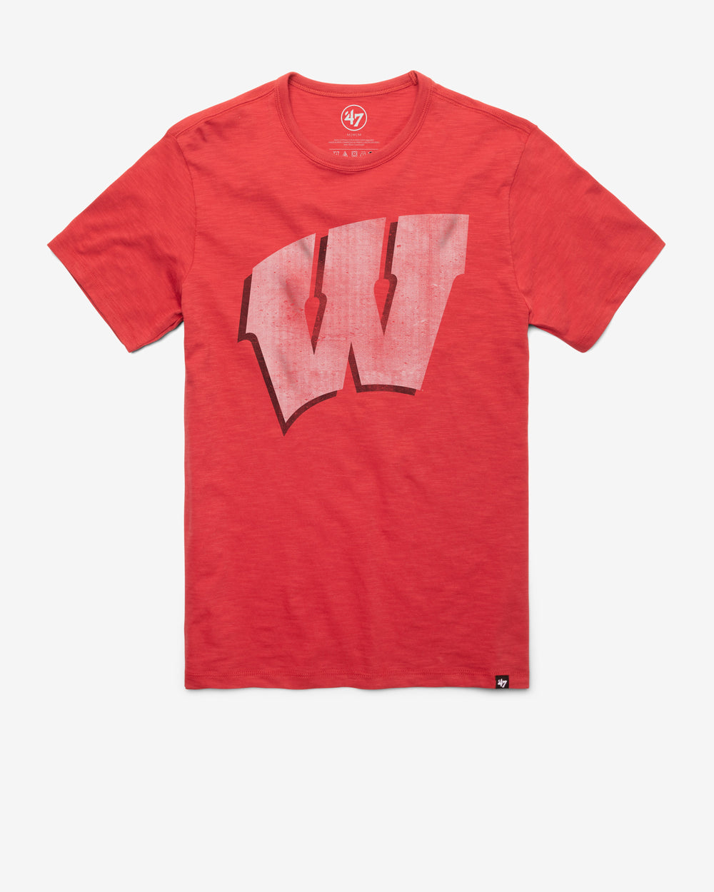 WISCONSIN BADGERS GRIT '47 SCRUM TEE RESCUE RED