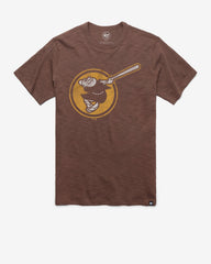 SAN DIEGO PADRES GRIT '47 SCRUM TEE CHOCOLATE