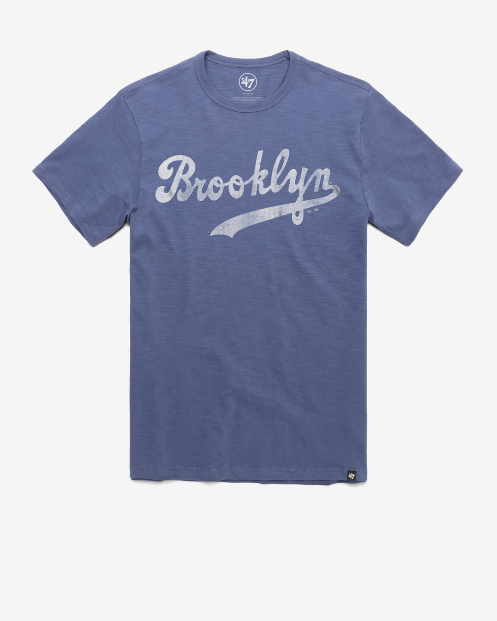 LOS ANGELES DODGERS COOPERSTOWN GRIT WORDMARK '47 SCRUM TEE BLEACHER BLUE