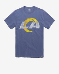LOS ANGELES RAMS GRIT '47 SCRUM TEE BLEACHER BLUE