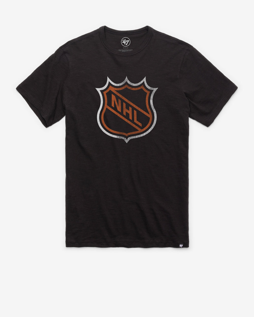 NHL VINTAGE SHIELD GRIT '47 SCRUM TEE JET BLACK