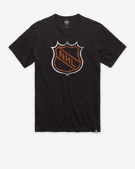 NHL VINTAGE SHIELD GRIT '47 SCRUM TEE JET BLACK