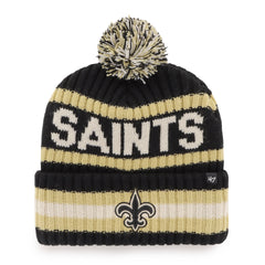 NEW ORLEANS SAINTS BERING '47 CUFF KNIT BLACK