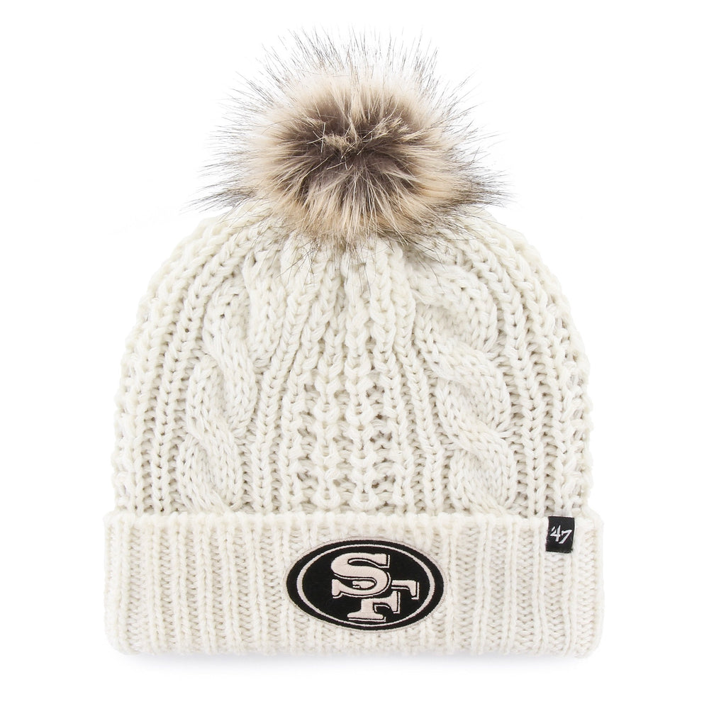 SAN FRANCISCO 49ERS MEEKO '47 CUFF KNIT WOMENS WHITE