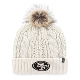 SAN FRANCISCO 49ERS MEEKO '47 CUFF KNIT WOMENS WHITE