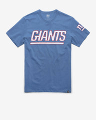 NEW YORK GIANTS '47 FRANKLIN FIELDHOUSE TEE CADET BLUE