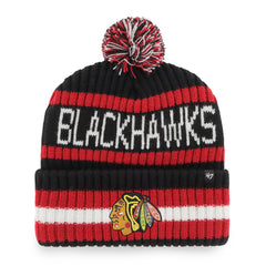CHICAGO BLACKHAWKS BERING '47 CUFF KNIT BLACK