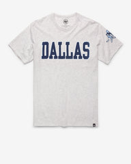 DALLAS COWBOYS HISTORIC '47 FRANKLIN FIELDHOUSE TEE RELAY GREY