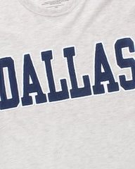 DALLAS COWBOYS HISTORIC '47 FRANKLIN FIELDHOUSE TEE RELAY GREY