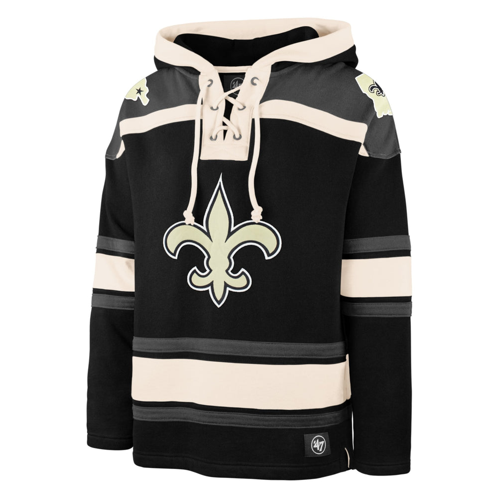 NEW ORLEANS SAINTS SUPERIOR '47 LACER HOOD JET BLACK