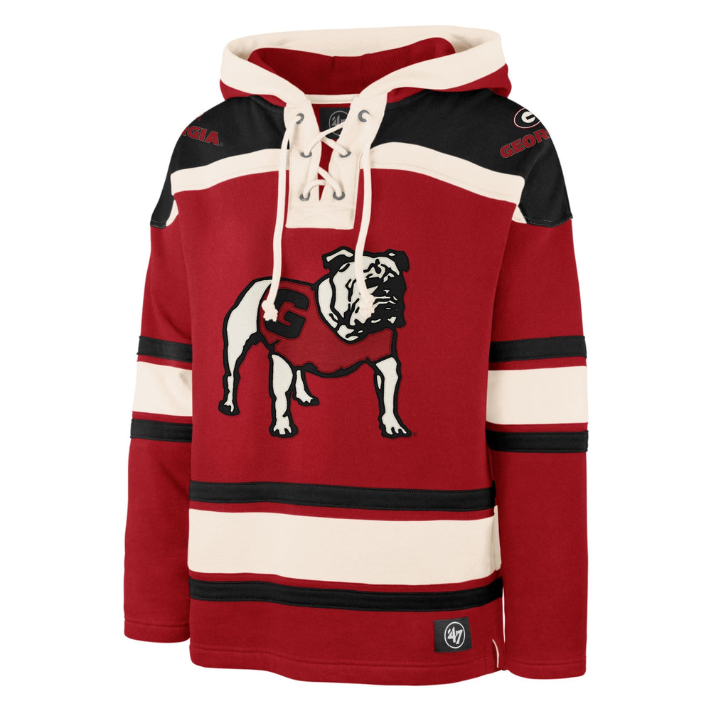 GEORGIA BULLDOGS SUPERIOR '47 LACER HOOD RED