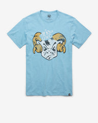 NORTH CAROLINA TAR HEELS UNC VINTAGE GRIT '47 SCRUM TEE CAROLINA
