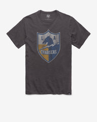 LOS ANGELES CHARGERS GRIT '47 SCRUM TEE CHARCOAL