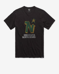 MINNESOTA NORTH STARS VINTAGE GRIT '47 SCRUM TEE JET BLACK