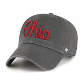 OHIO STATE BUCKEYES VINTAGE SCRIPT '47 CLEAN UP CHARCOAL