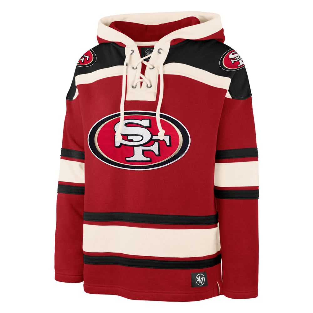 SAN FRANCISCO 49ERS SUPERIOR '47 LACER HOOD RED