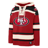 SAN FRANCISCO 49ERS SUPERIOR '47 LACER HOOD RED