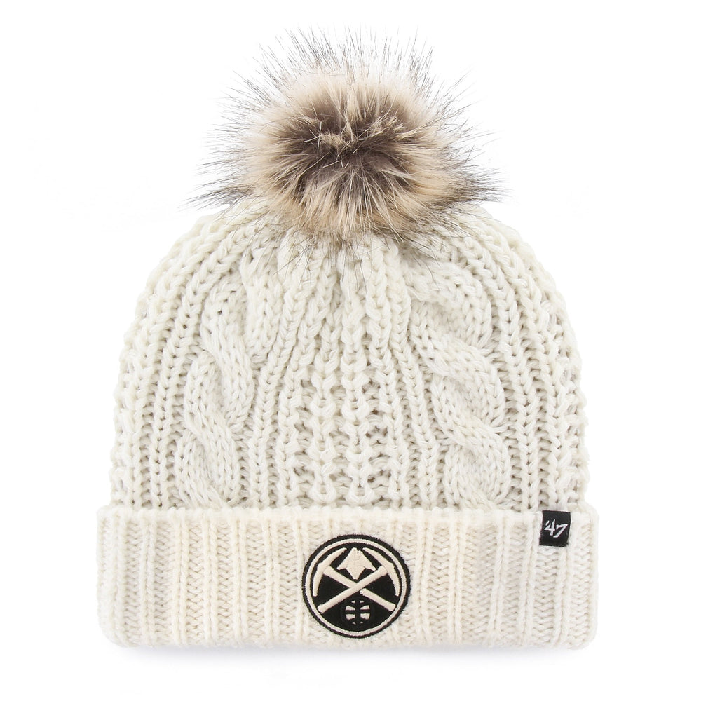 DENVER NUGGETS MEEKO '47 CUFF KNIT WOMENS WHITE