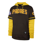 SAN DIEGO PADRES TRIFECTA '47 SHORTSTOP PULLOVER HOOD BROWN