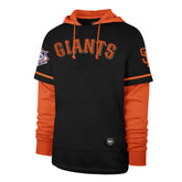 SAN FRANCISCO GIANTS TRIFECTA '47 SHORTSTOP PULLOVER HOOD JET BLACK